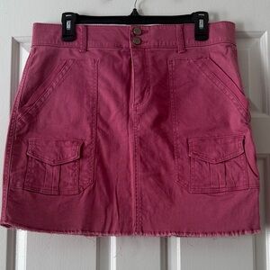 Democracy Fuchsia Mini Skirt